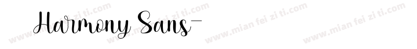 鸿蒙Harmony Sans字体转换